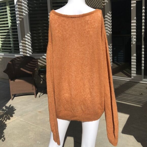Free People Gossamer V-Neck Sweater Sz Med - Picture 7 of 11